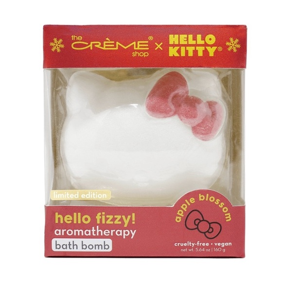 ✨The Crème Shop x Hello Kitty Hello Fizzy! Aromatherapy Bath Bomb Apple Blossom✨ - Picture 3 of 6